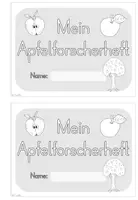 Vorschau - Arbeitsblätter - Apfel Grundschule – Komplettpaket für Klasse 1/2 | Forscherheft, Wissenskartei & Tafelmaterial - Seite 2