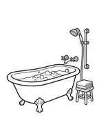Vorschau - Arbeitsblätter - Ausmalbilder & Mandalas PAKET - zu Hause / wohnen / Möbel & Räume - Grundschule - Bastelvorlagen - Seite 3