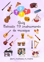 Aperçu - Outils du professeur - Méthode d'éducation musicale - 19 extraits instruments - Quiz - Page de couverture