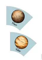 Vorschau - Arbeitsblätter - Planeten Legekreis - Seite 2