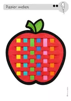 Vorschau - Mal- und Bastelvorlagen - Einschulung: Papier weben – differenzierte Bastelvorlagen für Klasse 1 - Seite 3