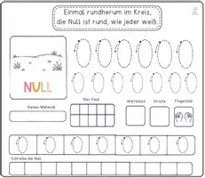 Vorschau - Arbeitsblätter - Ziffernschreibkurs Klasse 1 – Packpapierheft 0–10 - Seite 2