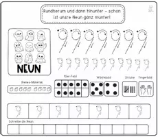 Vorschau - Arbeitsblätter - Ziffernschreibkurs Klasse 1 – Packpapierheft 0–10 - Seite 3