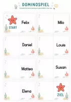 Vorschau - Spiele - Mein Name: NORI - Domino I für Kindergarten, Vorschule, Anfangsunterricht, Inklusion & Förderschule - Seite 3