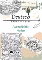 Vorschau - Mal- und Bastelvorlagen - Ausmalbilder Herbst - Deckblatt