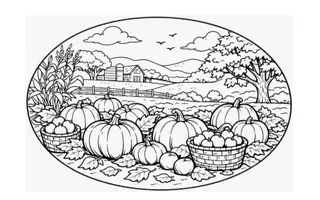 Vorschau - Mal- und Bastelvorlagen - Ausmalbilder Herbst - Seite 2