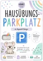 Vorschau - Poster - Hausübungsparkplatz | Classroom Management im Aquarell-Design - Deckblatt