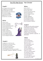 Aperçu - Texte - Chants kit n°2 "L'imaginaire" - Complément à notre méthode - Page de couverture