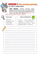 Vista previa - Hojas de trabajo - 10 CREATIVE WRITING MISSIONS for the school year - página 2