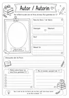 Vorschau - Arbeitsblätter - Buchvorstellung – 4. Klasse Grundschule 8 Arbeitsblätter zur Buchpräsentation - Seite 2