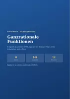 Vorschau - selbst erstellte Cliparts/Grafiken - Kapitel 1-8 kompletter Selbstlernkurs zu ganzrationalen Funktionen - Seite 3