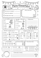 Vorschau - Arbeitsblätter - Steckbrief Meine Klassenfahrt - Seite 3