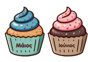 Προεπισκόπηση - Διαδραστικό υλικό - Cupcakes Γενεθλίων : Ημερολόγιο γενεθλίων για την τάξη σου! - Σελίδα 3