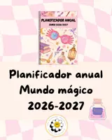 Vista previa - Para docentes: organización, planificación y formación - Planificador anual 26-27 Mundo mágico - Portada