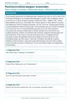 Vorschau - Arbeitsblätter - Arbeitsblatt Deutsch Klasse 5 – Rechtschreibstrategien anwenden - Deckblatt