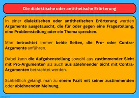 Vorschau - Arbeitsblätter - Die dialektische oder antithetische Erörterung - Seite 2