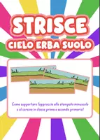 anteprima - Esercizi - Strisce per la scrittura cielo erba suolo - Pagina di copertina