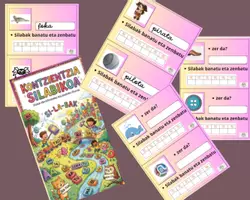 Vista previa - Hojas de trabajo - KONTZIENTZIA SILABIKOA: SILABAK BANATU ETA ZENBATU - Portada
