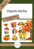 Vorschau - selbst erstellte Cliparts/Grafiken - Herbst Cliparts als PNG Dateien - Deckblatt