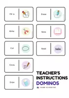Aperçu - Feuilles d'exercices - KIT DE RENTRÉE Classroom English & Teacher's Instructions (Fiches + 2 Jeux de Dominos) - Page 3