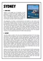 Vorschau - Unterrichtsreihen - Sydney: Reading and Intercultural Learning (English) - Seite 1