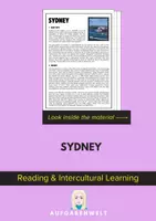 Vorschau - Unterrichtsreihen - Sydney: Reading and Intercultural Learning (English) - Deckblatt