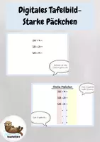 Vorschau - Präsentationen/Tafelbilder - Digitales Tafelbild - Starke Päckchen (Klasse 3+4) - Deckblatt