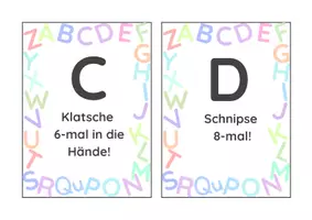 Vorschau - Spiele - Bewegungs-ABC – 26 Bewegungskarten für aktive Lernpausen - Seite 3