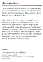 Vorschau - Arbeitsblätter - Wachsendes Materialpaket: Übungen zu Sallust, De coniuratione Catilinae - Seite 2