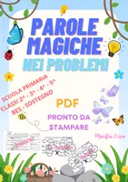 anteprima - Flashcard - Le Paroline Lampadina nei Problemi Matematica - Kit visivo inclusivo (Classi 2ª-5ª SCUOLA PRIMARIA - Pagina di copertina