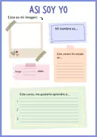 Vista previa - Decoración del aula - Asi soy yo - primeros días - Portada