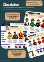Vista previa - Unidades / Secuencias / Situaciones de Aprendizaje - Fichas-Misterio CLUEDOKUS/MURDOKU -Lógica,Deducción 3º-4º - Portada