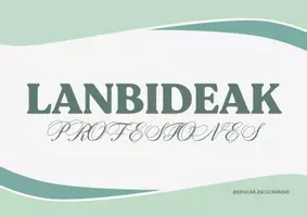 Vista previa - Juegos / Gamificación - Lanbideak lantzen/Trabajando las profesiones - Portada
