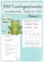 Vorschau - Test - Lernzielkontrolle - Zahlen bis 1000 - Deckblatt