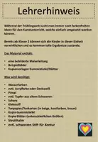 Vorschau - Mal- und Bastelvorlagen - Gummistiefel Herbst, Blätter, Kunst, Pfütze, Pustetechnik - Seite 1