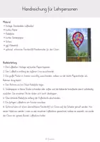 Vorschau - Mal- und Bastelvorlagen - Fensterdeko: Luftballon (Vorlage & Anleitung) - Seite 3