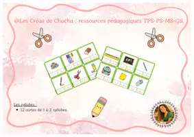 Aperçu - Apprentissages en autonomie - 🎒Cartes des syllabes de la rentrée : PS-MS-GS.🎒 - Page de couverture