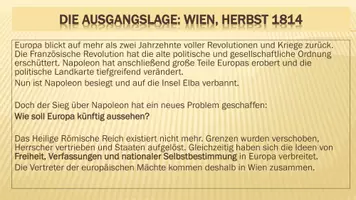 Vorschau - Stundenentwürfe - Der Wiener Kongress Rollenspiel für die Sek2 / sofort einsetzbar - Seite 2