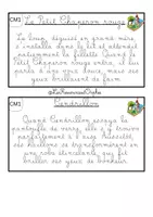 Aperçu - Feuilles d'exercices - Rallye copie CM1 sur les contes - Page de couverture