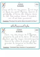 Aperçu - Apprentissages en autonomie - Rallye compréhension copie Mythologie CE2/ CM1 - Page de couverture