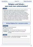 Vorschau - Arbeitsblätter - Muslimische Feiertage im Schulalltag Arbeitsblatt Klasse 5–6 - Seite 1
