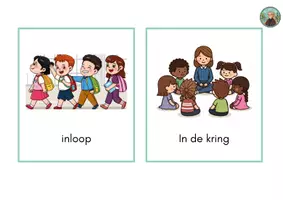 Voorbeeld - Dagritme kaarten Kleuters - Voorblad