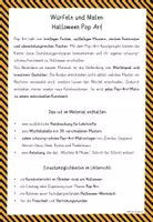 Vorschau - Stundenentwürfe - Halloween Kunst Grundschule - Würfeln und malen Pop Art - Seite 3