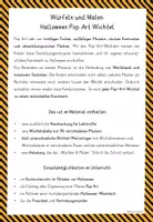 Vorschau - Stundenentwürfe - Halloween Kunst Würfeln und malen WICHTEL Pop Art - Seite 3