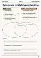 Vorschau - Arbeitsblätter - Fasten vergleichen Arbeitsblatt Klasse 5–6 - Seite 3