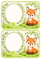 Aperçu - Affichage - Kit cahier et étiquettes petit renard - Page 3