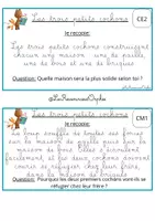 Aperçu - Feuilles d'exercices - Rallye compréhension copie sur les contes - Page 1