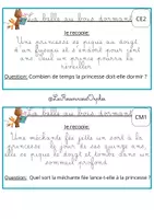 Aperçu - Feuilles d'exercices - Rallye compréhension copie sur les contes - Page 3