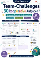 Vorschau - Arbeitsblätter - Team Challenges 30 kooperative Aufgaben Grundschule - Deckblatt