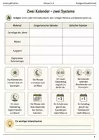 Vorschau - Arbeitsblätter - Jüdischer Kalender Arbeitsblatt Klasse 5–6 - Seite 3